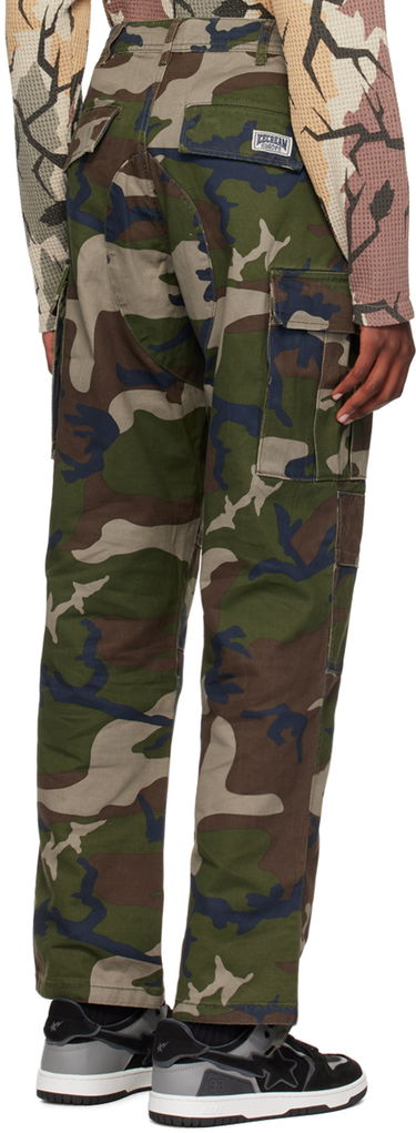 Cargo nohavice BBC IceCream ICECREAM Running Dog Cargo Pants Zelené | IC24209, 2
