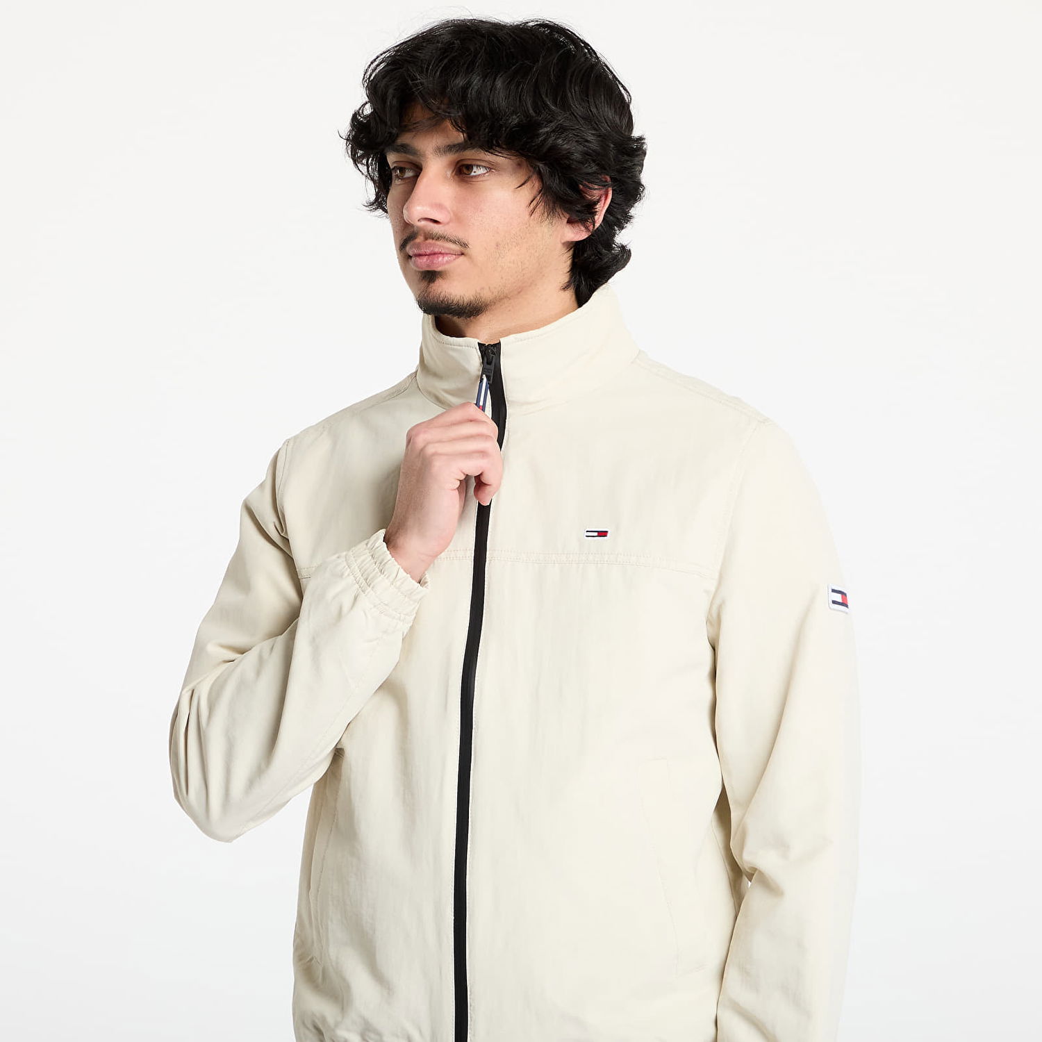 Vetrovka Tommy Hilfiger Tommy Jeans Essential Casual Bomber Jacket Béžová | DM0DM15382 ACG, 1