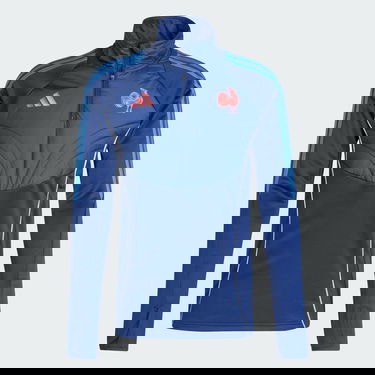 Mikina adidas Performance Top France Winterized Modrá | JC7209, 3