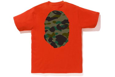 Tričko BAPE 1st Camo Big Ape Head Tee Červená | 001TEF801015X-ORG, 1