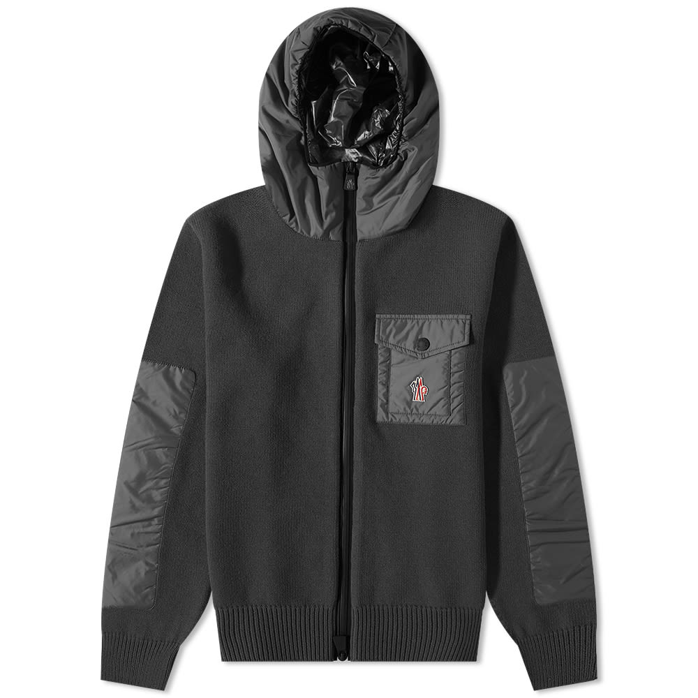 Bunda Moncler Grenoble Nylon Pocket Knit Jacket Čierna | 9B000-07-A9462-999, 0