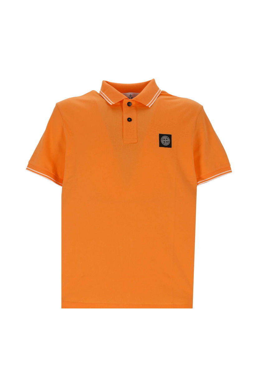 Polo tričko Stone Island Logo Poloshirt Oranžová | 10152sc18 v0032