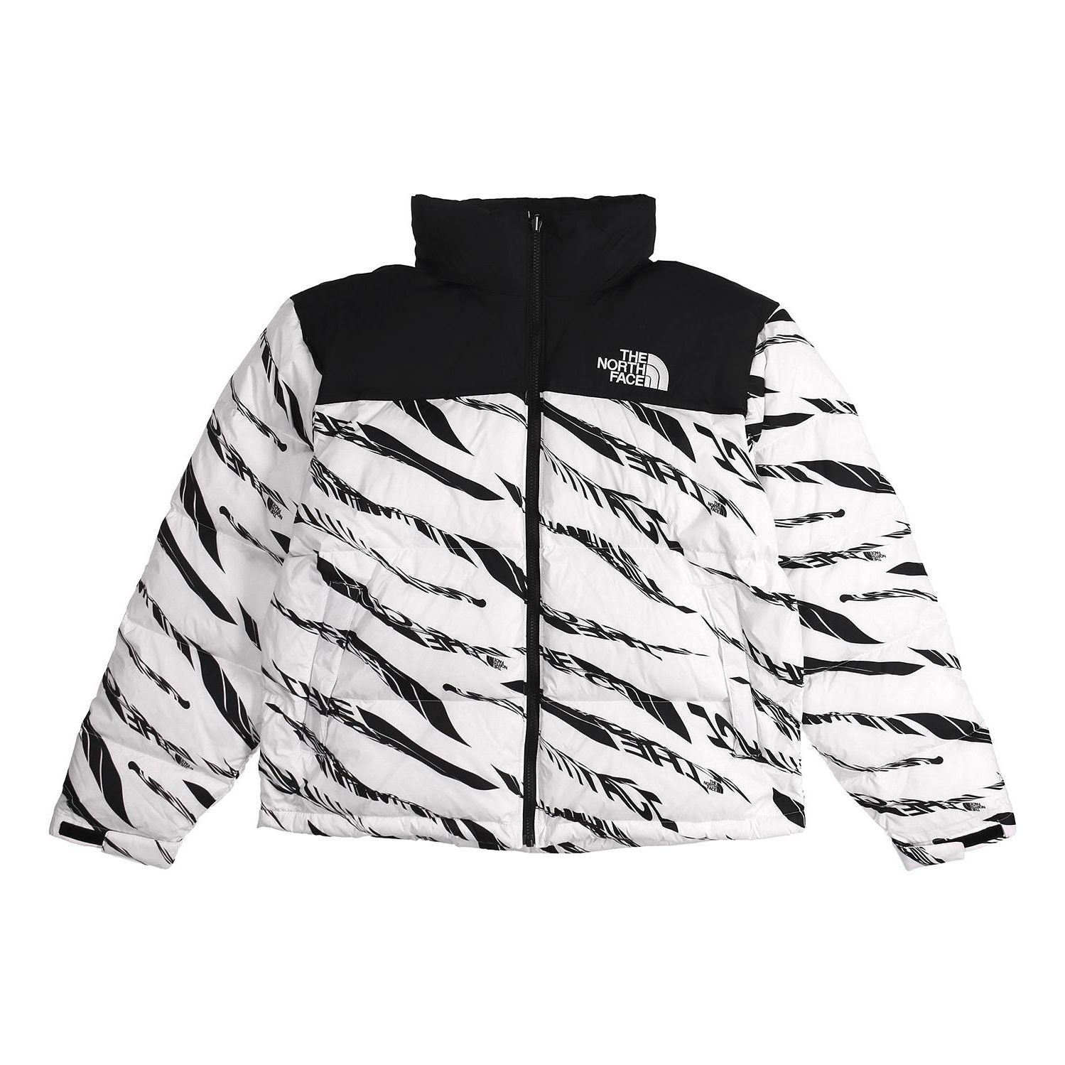 Prešívaná bunda The North Face Printed Down Parka Biela | NF0A5AXQ-LG4, 0