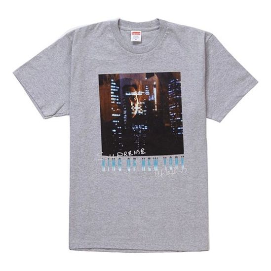 Tričko Supreme Christopher Walken King Of New York T-Shirt Šedá | SUP-SS19-236