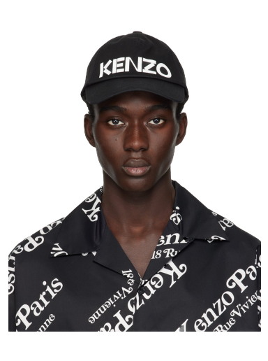 Šiltovka KENZO Paris Graphy Cap Čierna | FE58AC101F31