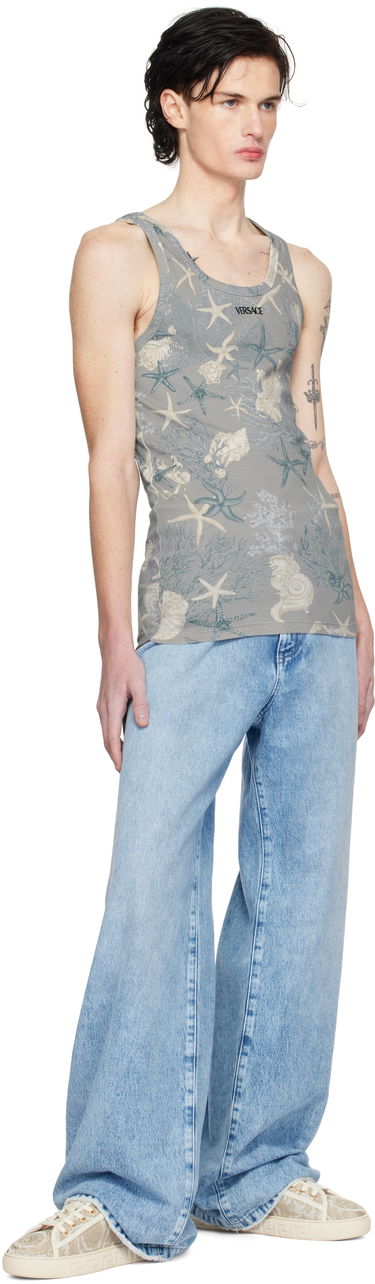 Tenisky a topánky Versace Barocco Greca Biela | 1014460_1A09449, 4