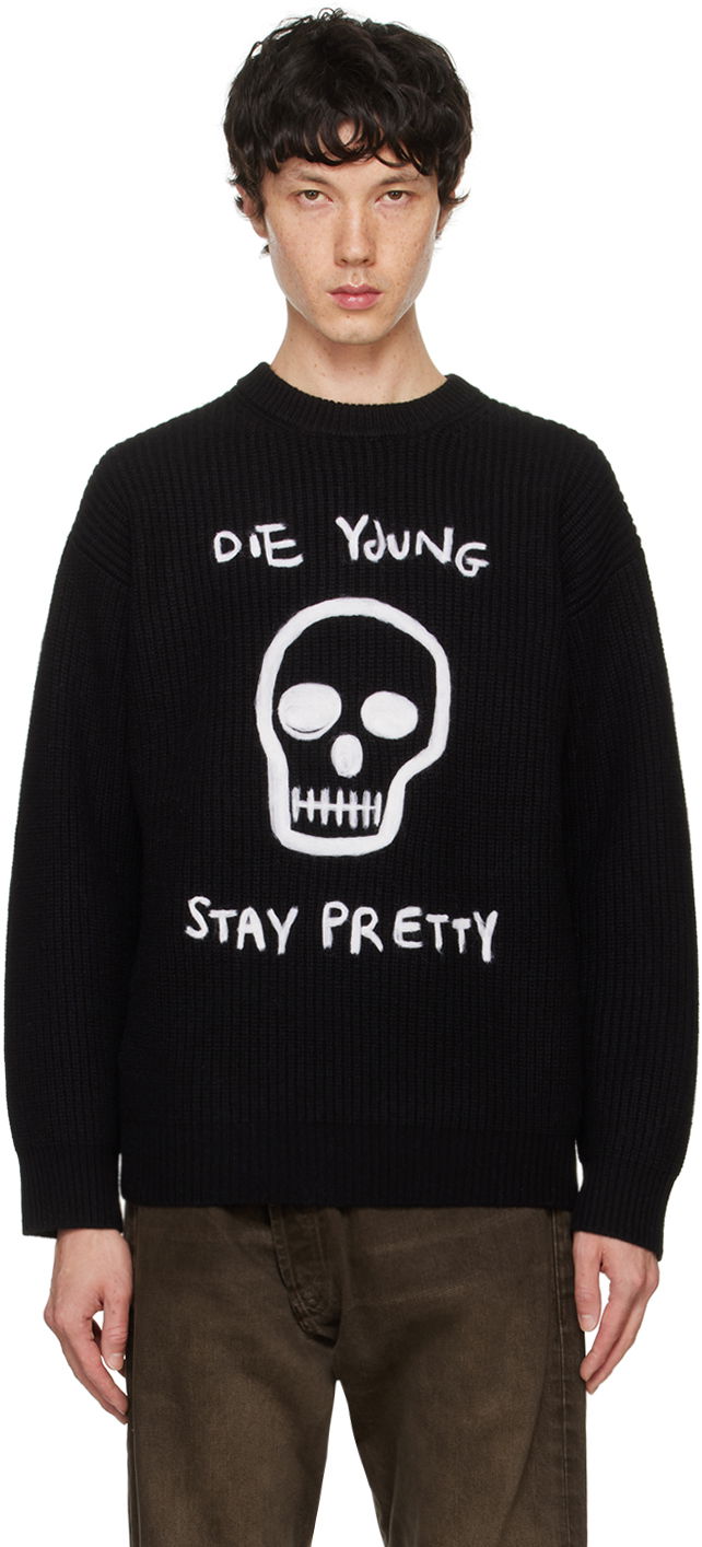 Sveter R13 R13 Wool 'Die Young' Boyfriend Sweater Čierna | R13MY199-Y169A, 0
