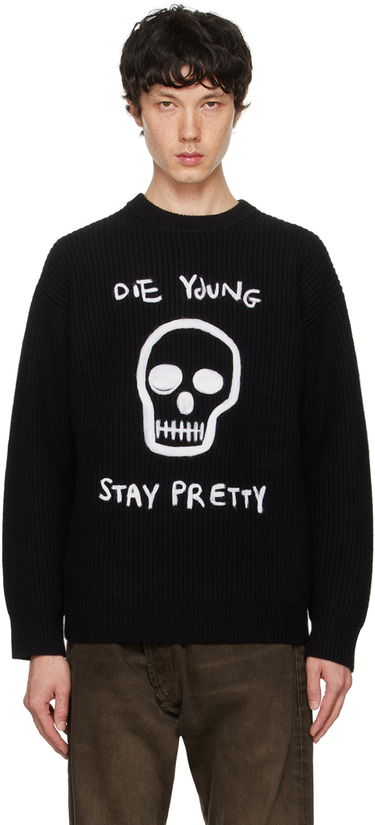 Sveter R13 R13 Wool 'Die Young' Boyfriend Sweater Čierna | R13MY199-Y169A, 0