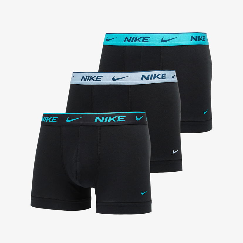 Boxerky Nike Dri-FIT Everyday Cotton Stretch Trunks 3-Pack Rôznofarebný | 0000KE1008-EXS