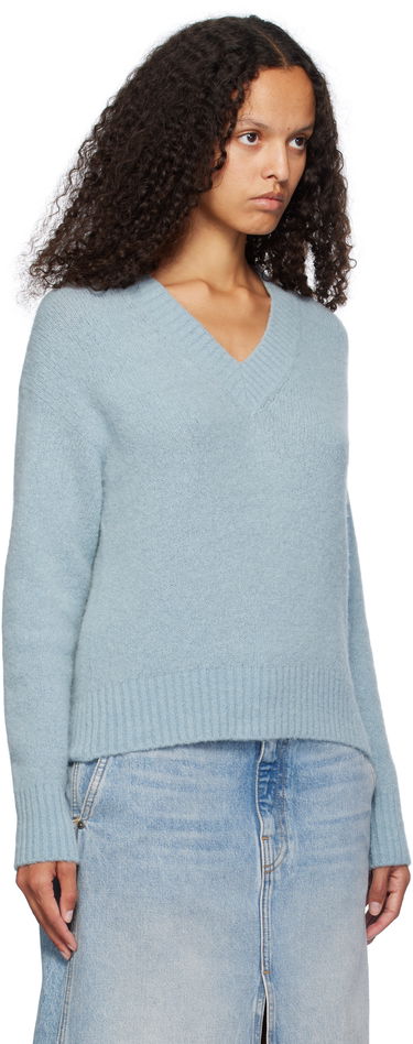 Sveter Max Mara Weekend Max Mara Visita V-Neck Sweater Modrá | 2425366102600 MM12053, 1