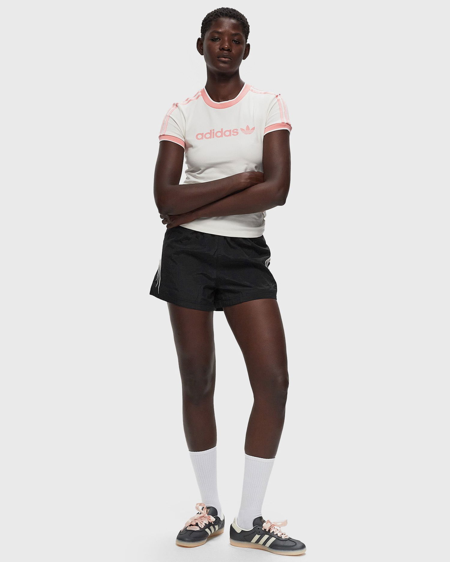 Tričko adidas Originals BADGE SLIM TEE W Biela | IY9234, 1