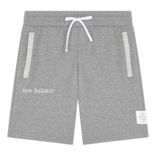 Šortky New Balance Essential Logo Shorts Šedá | AMS21552-HC, 0