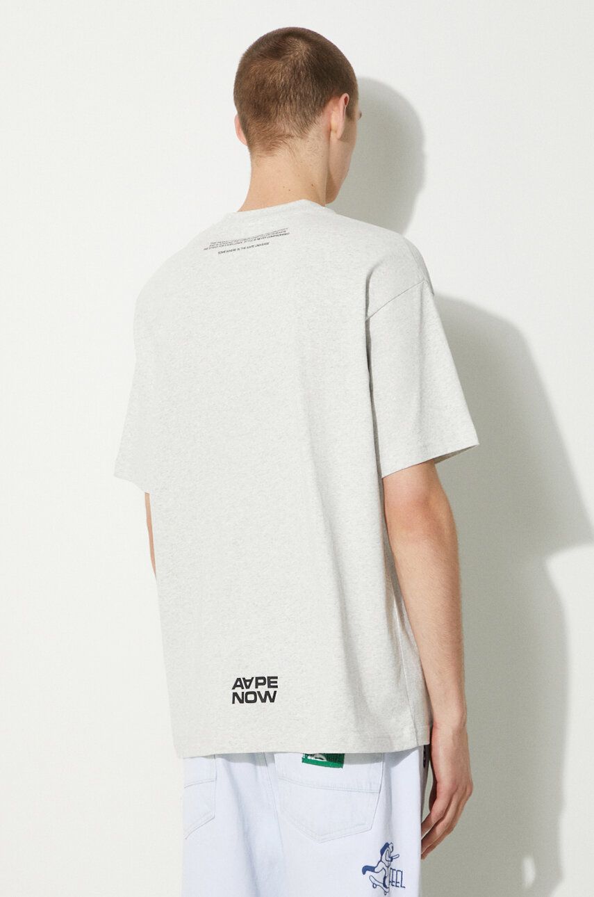 Tričko AAPE by A Bathing Ape AAPE T-Shirt Šedá | AAPTEM1414XAM, 0