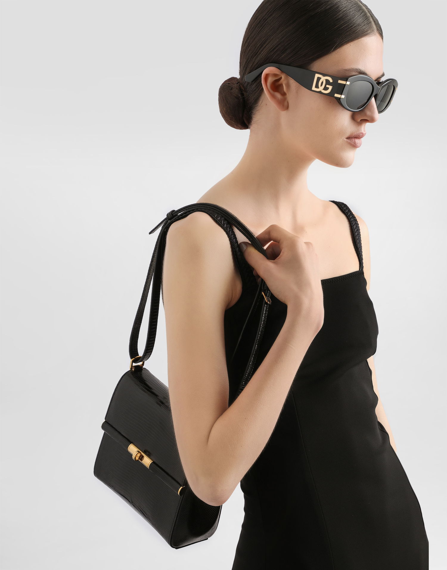 Taška cez rameno Dolce & Gabbana Dolce & Gabbana Marlene City Shoulder/Crossbody Bag Čierna | BB7726A2C9280999, 1