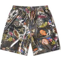 Šortky Acne Studios Rudent Foiled Print Shorts Čierna | BE0151-BDZ, 1
