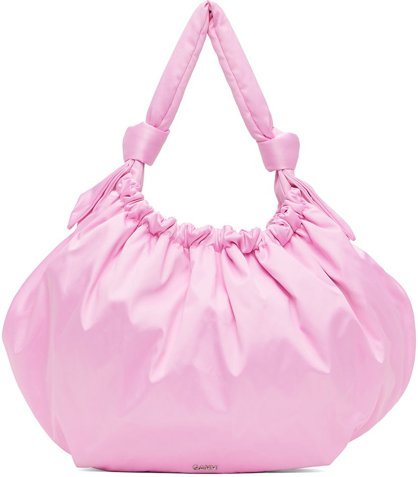 Taška cez rameno GANNI GANNI Large Occasion Bag Ružová | A4717