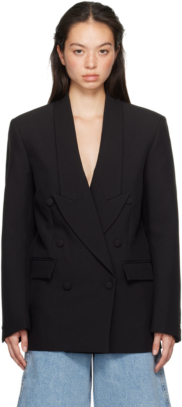 Bunda Coperni Double-Breasted Tailored Blazer Čierna | COPV58BISF3004, 0