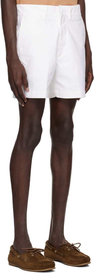 Šortky Tom Ford TOM FORD Cotton Satin Tailored Shorts Biela | SSL002-FMC171S25, 1