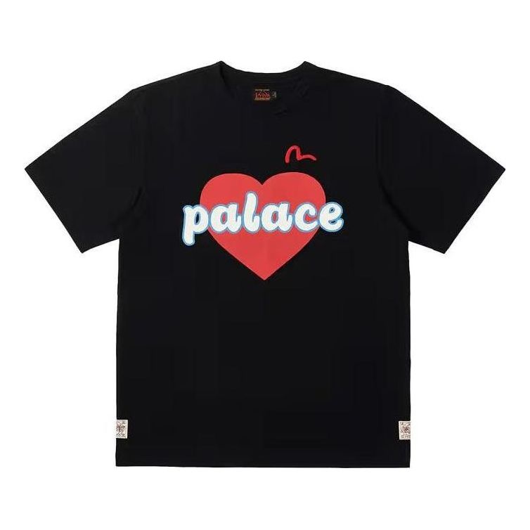 Tričko Palace Evisu Heart Graphic T-Shirt Čierna | P24EVES005