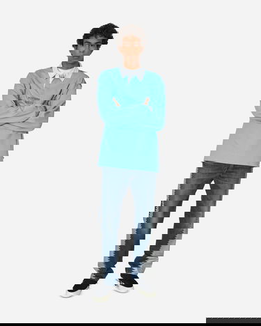 Mikina Converse NY Rugby Baltic Modrá | 10026480-A02, 4