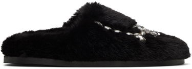 Oblečenie Simone Rocha Simone Rocha Embellished Furry Slippers Čierna | SLD44B-W 0402, 0