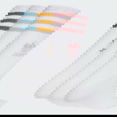 Ponožky adidas Performance Mid Cut Crew Socks - 3 Pairs Biela | KC4740, 0