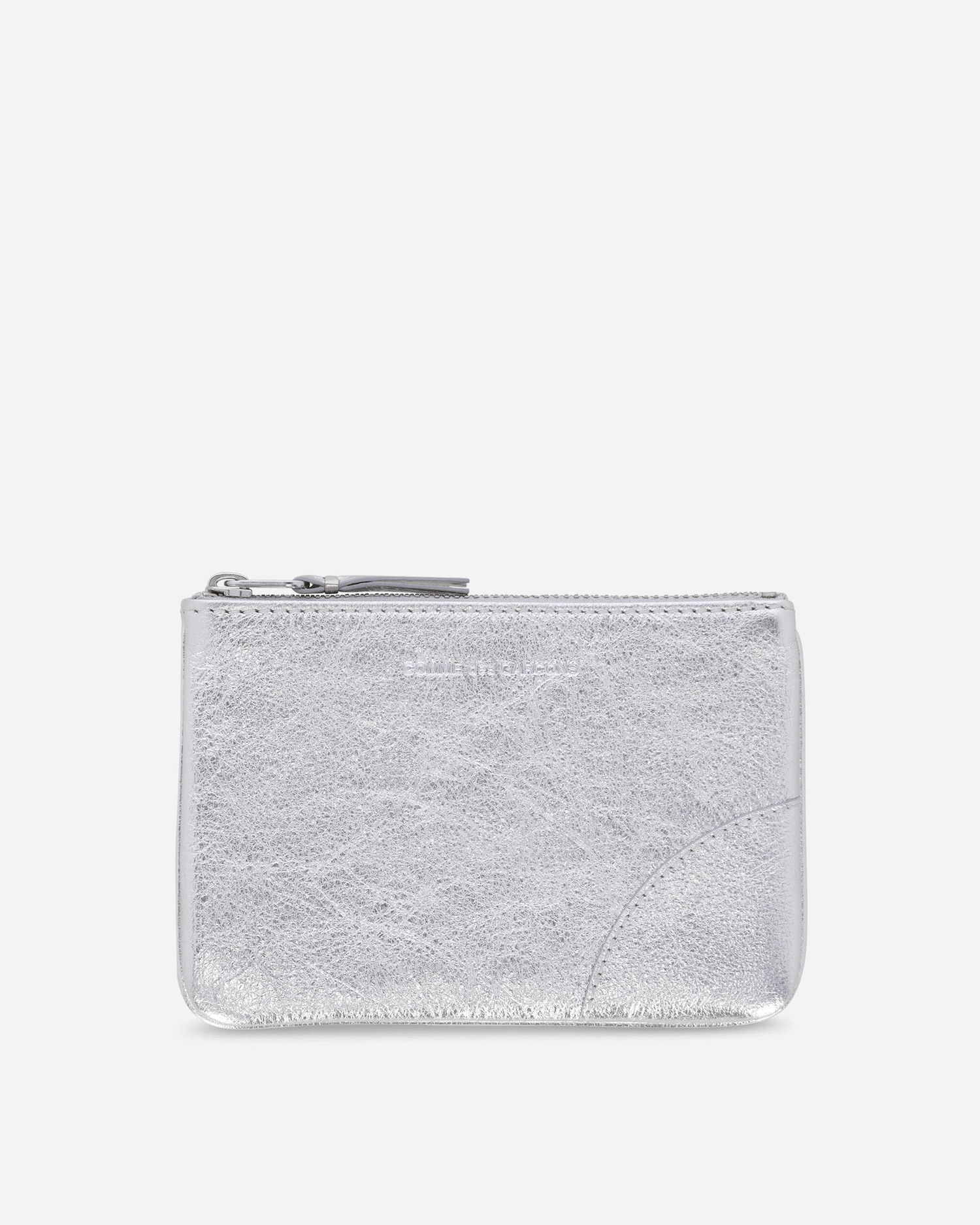 Peňaženka Comme des Garçons Line Zip Pouch Metalická | SA8100G SIL, 0