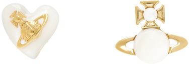 Náušnice Vivienne Westwood Gold-tone & Faux Pearl Earrings Metalická | 62010343-02R273-IM, 0