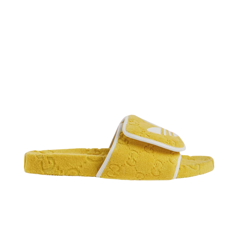 Tenisky a topánky Gucci adidas x GG Platform Sandal Yellow Cotton Žltá | 702412UU0107171