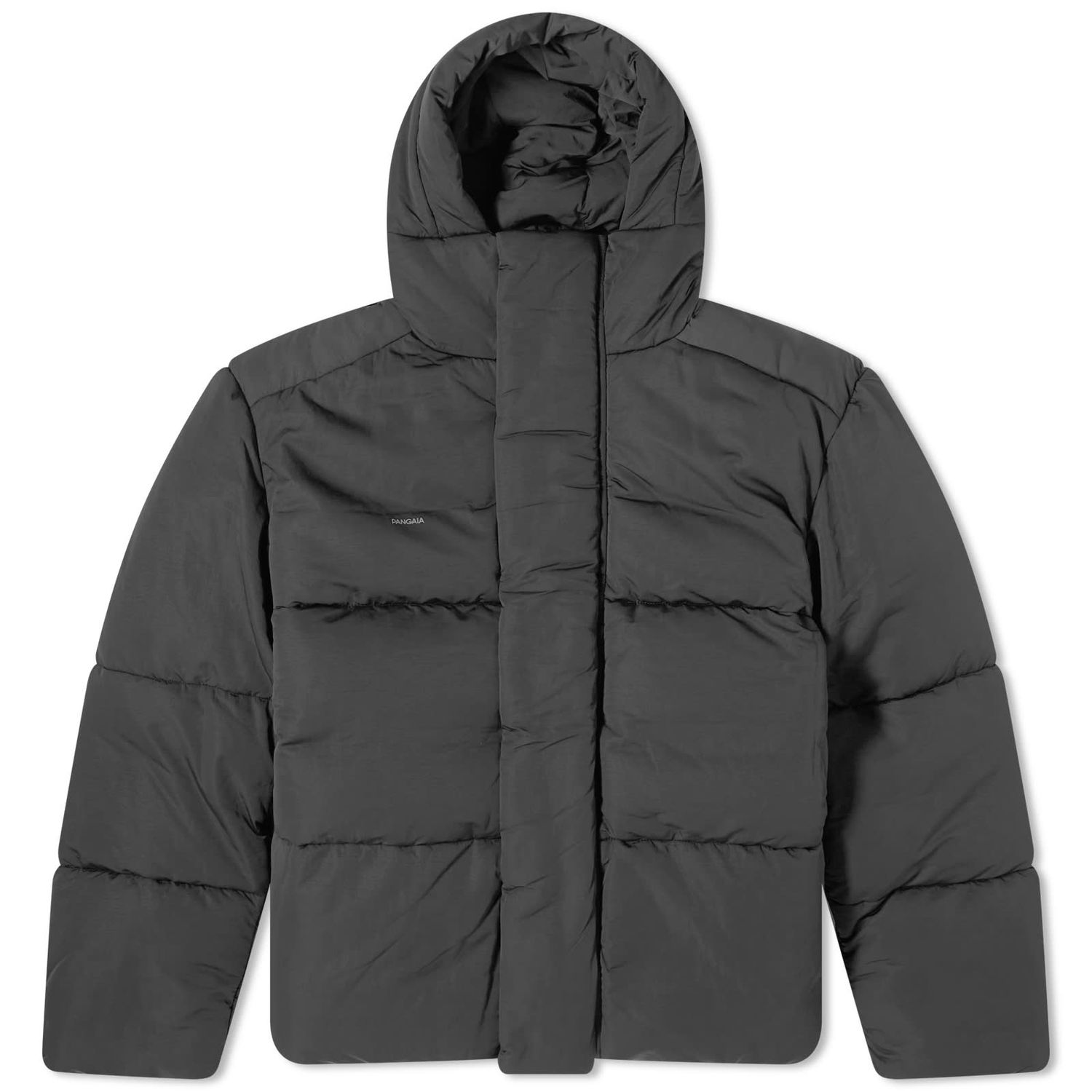 Prešívaná bunda PANGAIA Pangaia FLWRDWN Recycled Nylon Short Puffer Jacket Čierna | 100011679868, 0