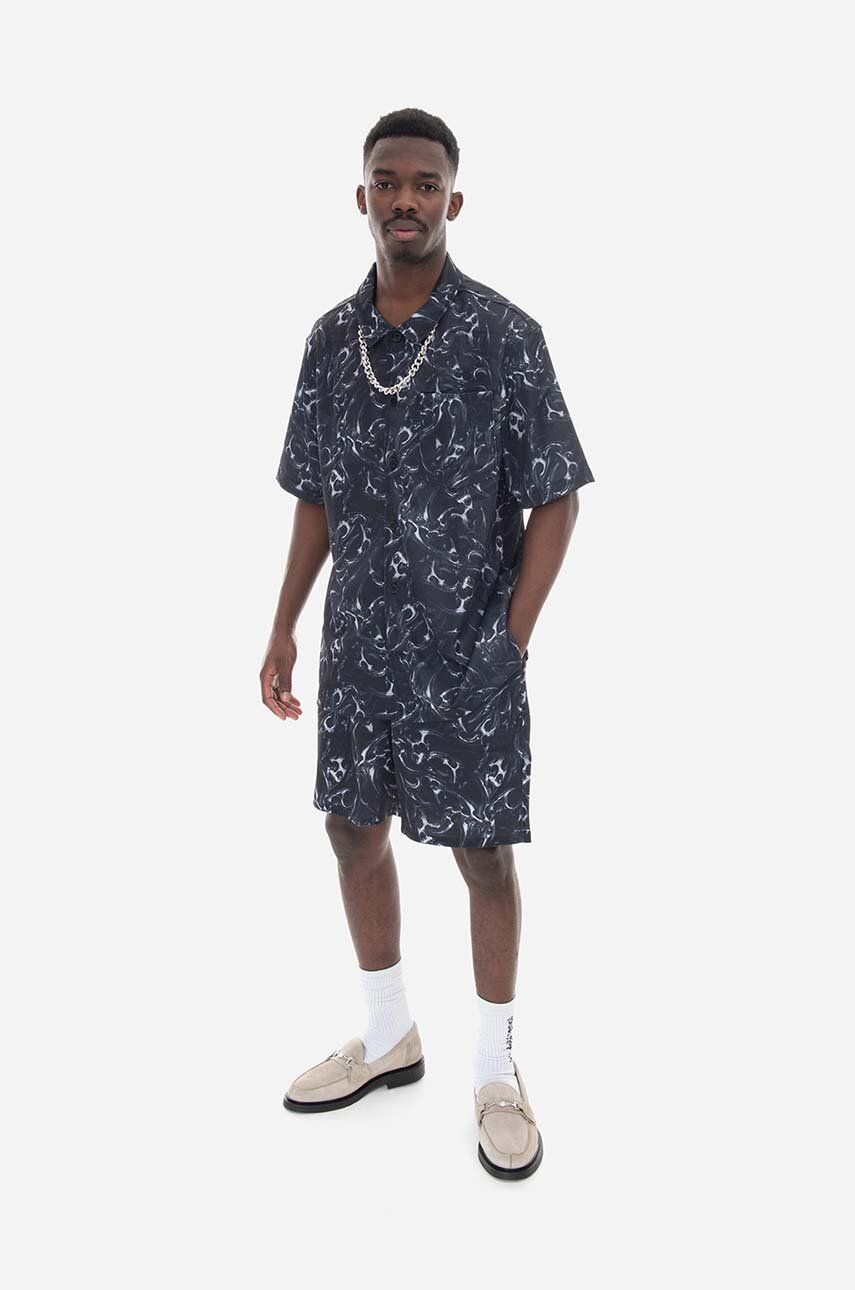 Šortky Han Kjøbenhavn Chrome Tribal Printed Track Shorts Čierna | M.132503, 1
