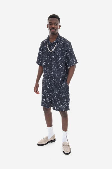 Šortky Han Kjøbenhavn Chrome Tribal Printed Track Shorts Čierna | M.132503, 1