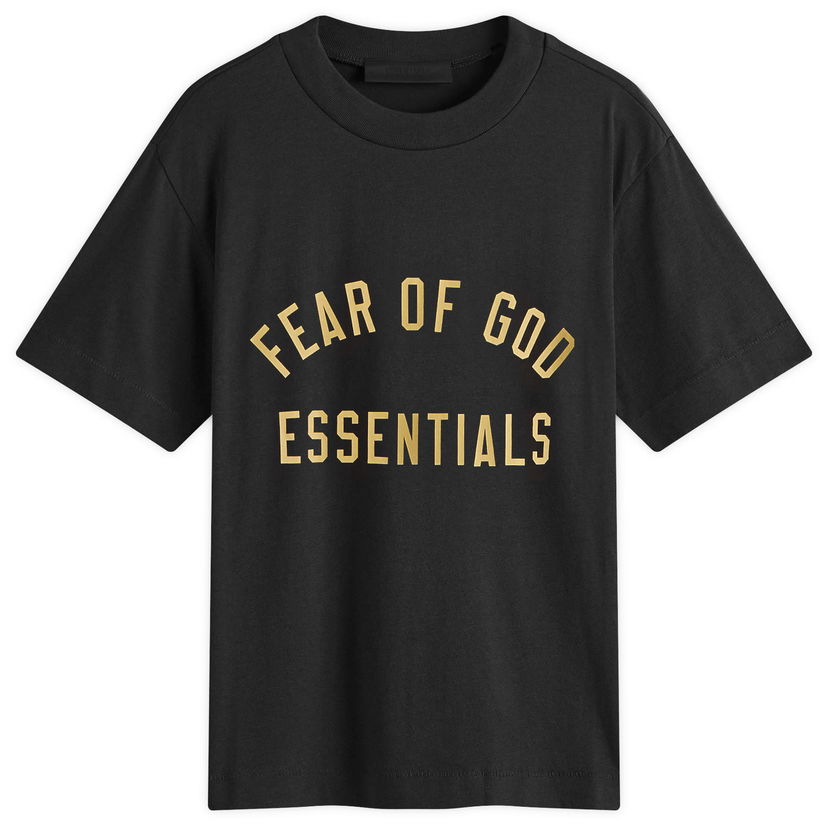 Tričko Fear of God Essentials Tri-Blend Crewneck T-Shirt Size Large Čierna | 125BT245440FW-28202867