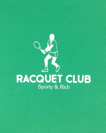 Mikina Sporty & Rich Racquet Club Crewneck Zelené | CR654GS, 1