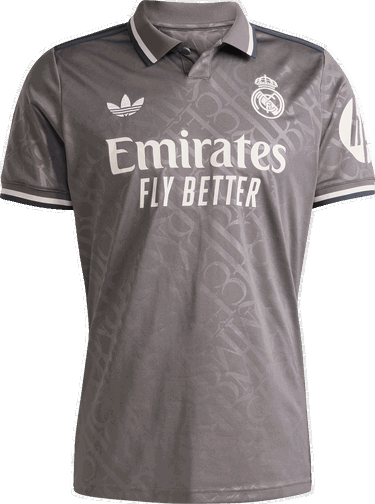Polo tričko adidas Originals Real Madrid Originals 2024/25 Jersey Šedá | jx2119, 1