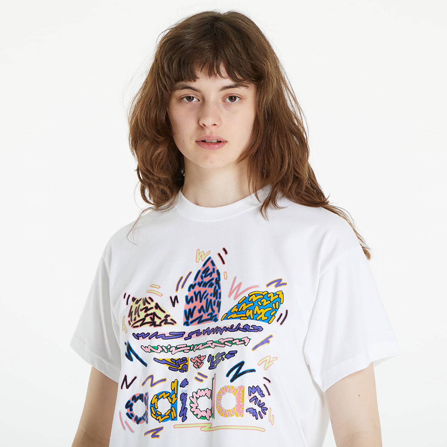 Tričko adidas Originals Love Unites Trefoil Tee Biela | HC3076, 0