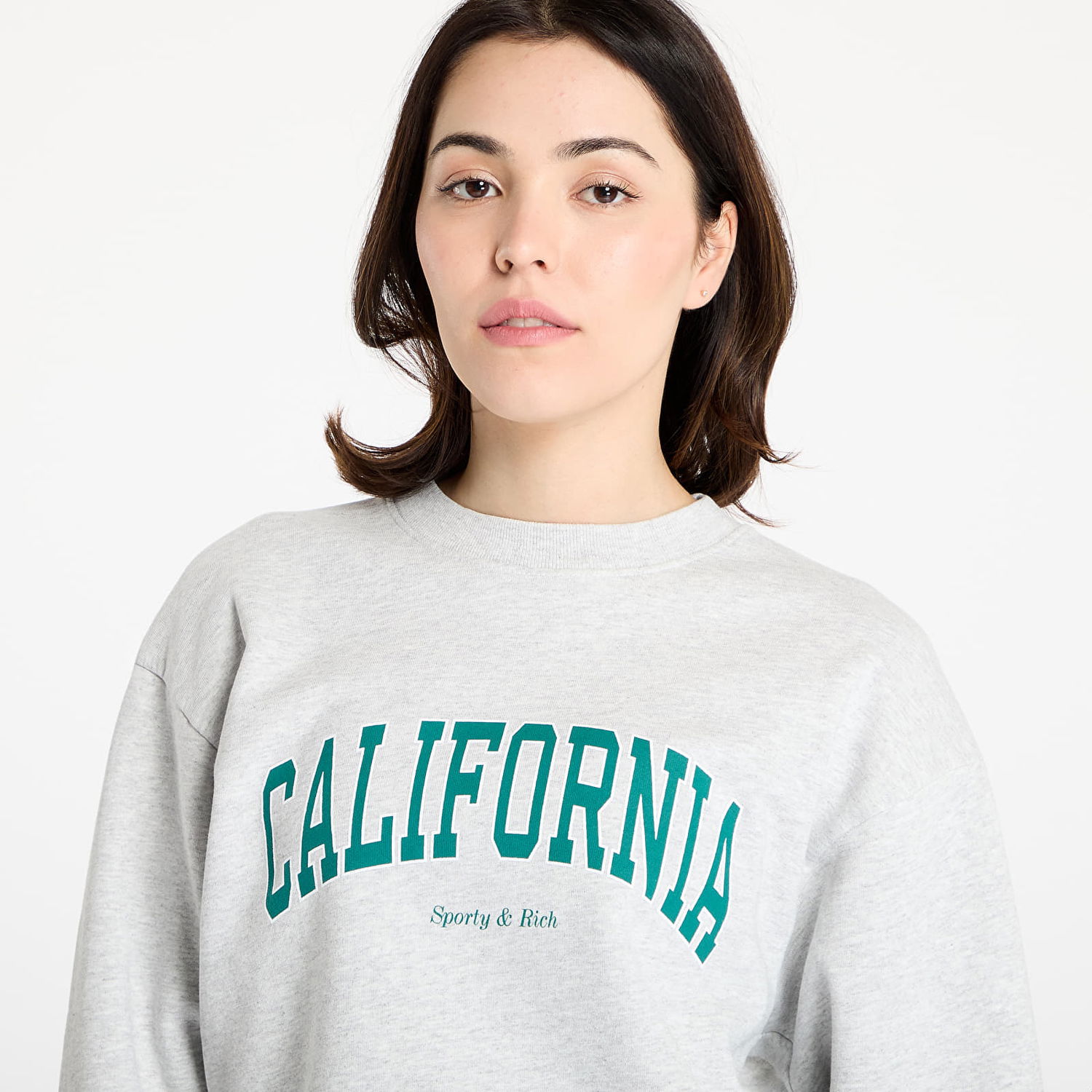 Mikina Sporty & Rich Sporty & Rich California Crewneck Sweatshirt Šedá | ST071622501GY03, 1