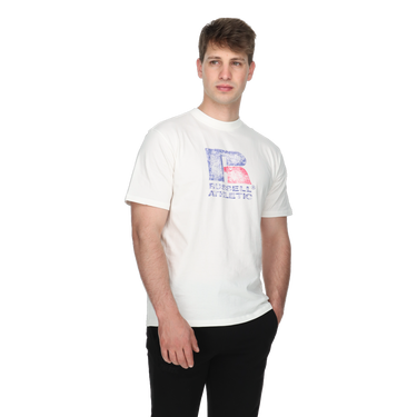 Tričko Russell Athletic Russell Athletic Skepta S/S Tee Biela | E3-620-1-145, 0