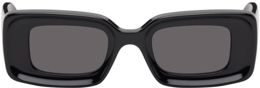 Slnečné okuliare Loewe Black Rectangular Sunglasses Čierna | LW40101IW4601A 192337118555