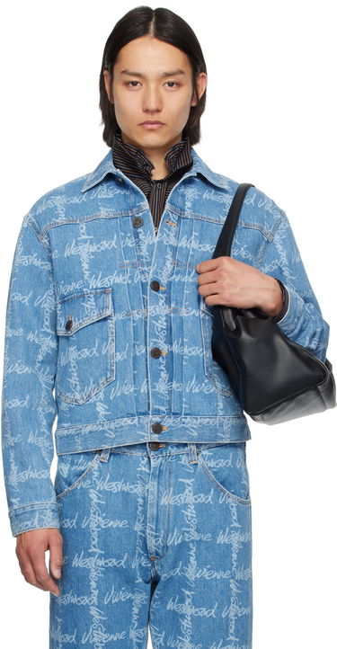 Bunda Vivienne Westwood Vivienne Westwood Marlene Denim Jacket Modrá | 2801000E-W014I-, 0