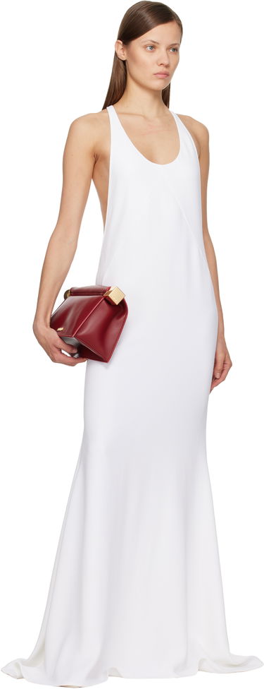 Kabelka Jacquemus Grained Leather Flap Clutch 'The Rond Carré' Červená | 24EBAW00356AC27L14, 3