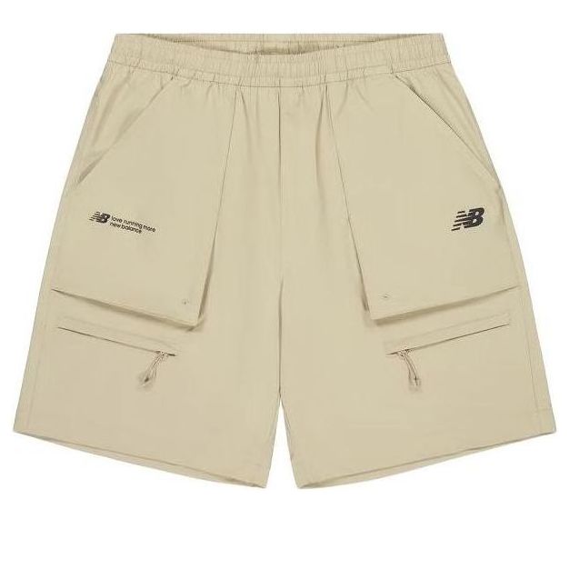 Šortky New Balance Woven Cargo Shorts Béžová | NVE24141-BWN, 0