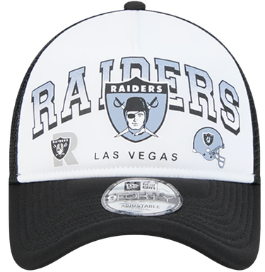 Šiltovka New Era NFL Las Vegas Raiders Retro Wordmark 9FORTY A-Frame Trucker Cap Biela | 60573567, 3