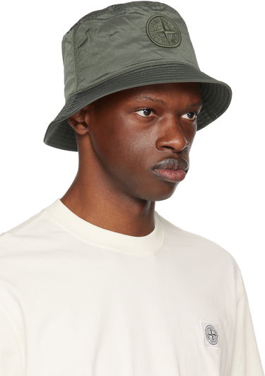Klobúk Stone Island Stone Island Nylon Bucket Hat Čierna | K1S15 9100009 S0076, 3