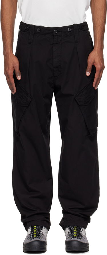 Cargo nohavice C.P. Company C.P. Company Loose Cargo Gabardine Pants Čierna | 18CMPA286A-110340O, 0