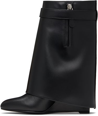 Tenisky a topánky Givenchy Givenchy Shark Lock Wedge Ankle Boots Čierna | BE602RE147001, 2