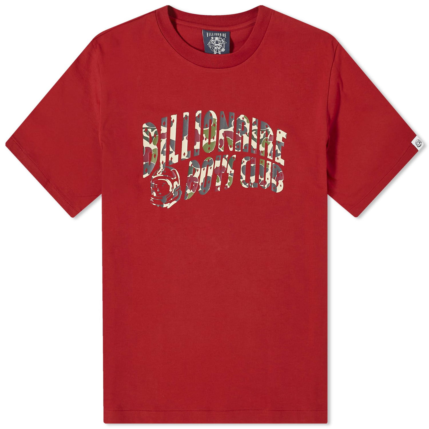 Tričko BILLIONAIRE BOYS CLUB Duck Camo Arch Logo T-Shirt Červená | B23443-RED, 0