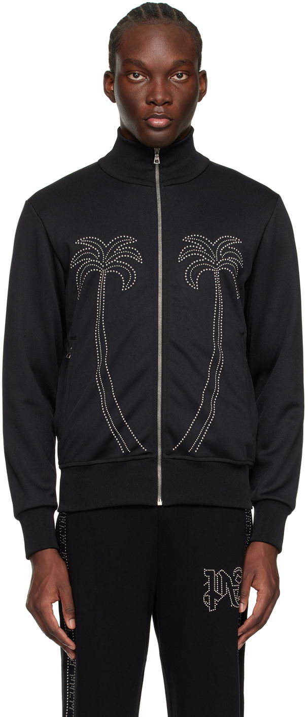 Bunda Palm Angels Milano Stud Track Jacket Čierna | PMBD059R24FAB0011010