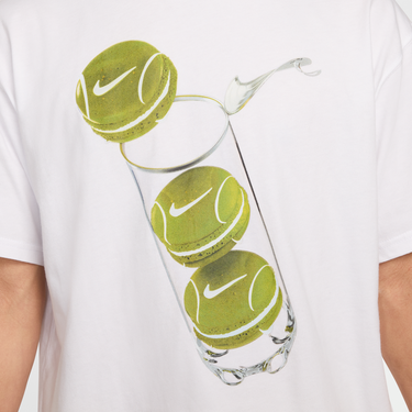 Tričko Nike NikeCourt Max90 Tennis T-Shirt Biela | HJ3468-100, 4