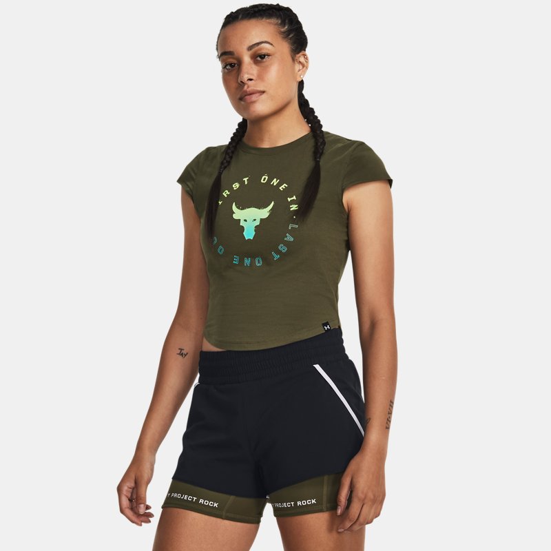Tričko Under Armour Rock Night Tee Zelené | 1380193-390, 0